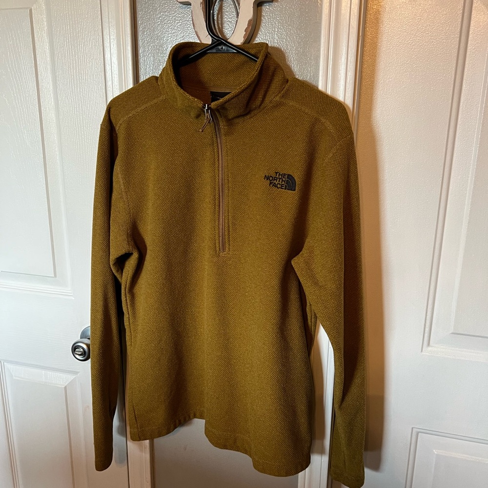 The North Face Men's Olive Green Pullover Shirt